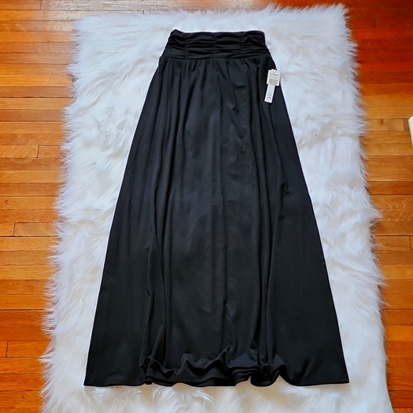 JOE B. BRAND RELAXED RUCHED WAIST MAXI SKIRT OR SLEEVELESS dress size small - Picture 1 of 10